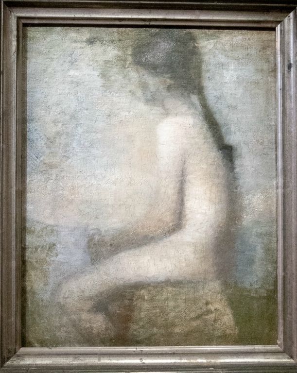 Un des très rares nus peint par Hammershoi (1895)